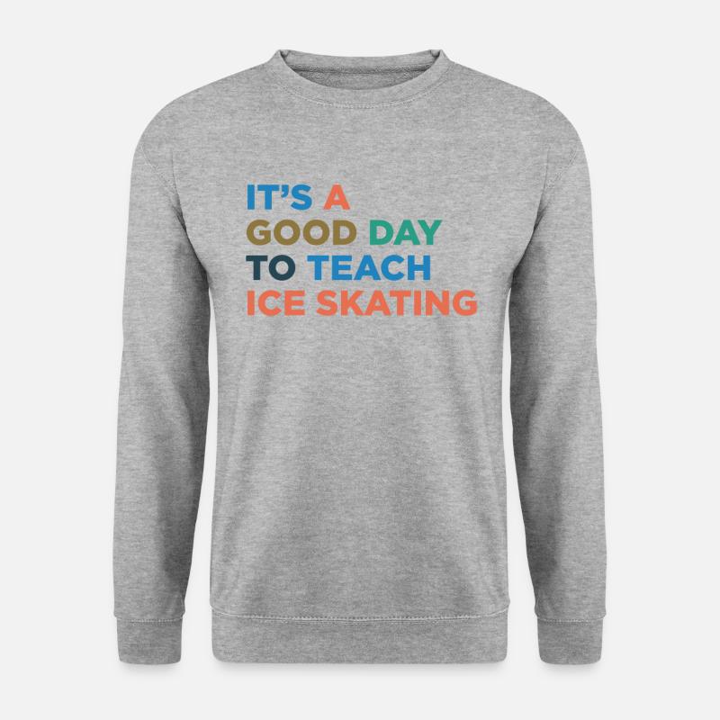 Teach ice skating coaches - Unisex Sweatshirt - salt & pepper