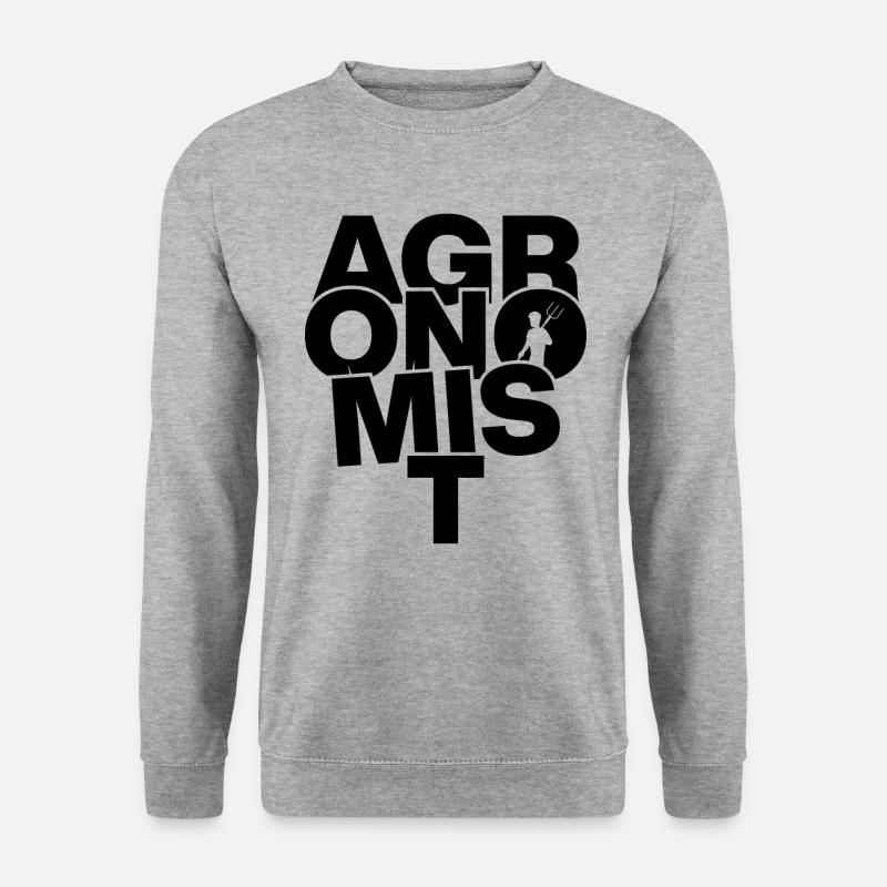 Buchhaltungsberuf - Agronom - Unisex Pullover - Weißgrau meliert