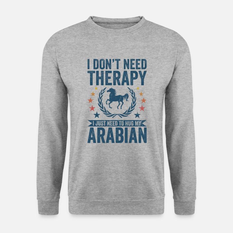 Don't need therapy - Arabic - Unisex Sweatshirt - salt & pepper