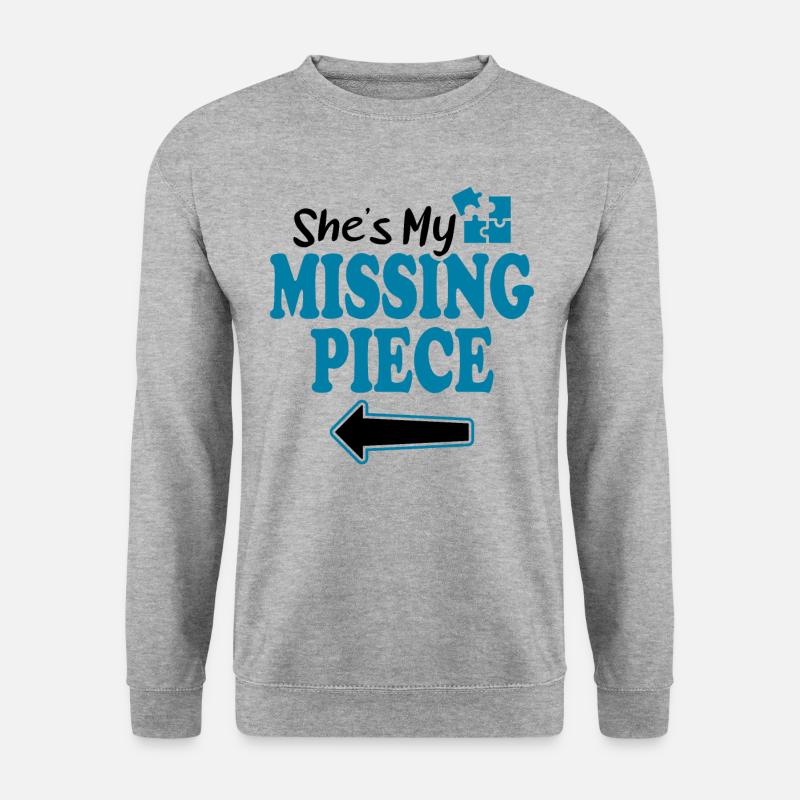 My My Riddle - Pair - Unisex Sweatshirt - salt & pepper