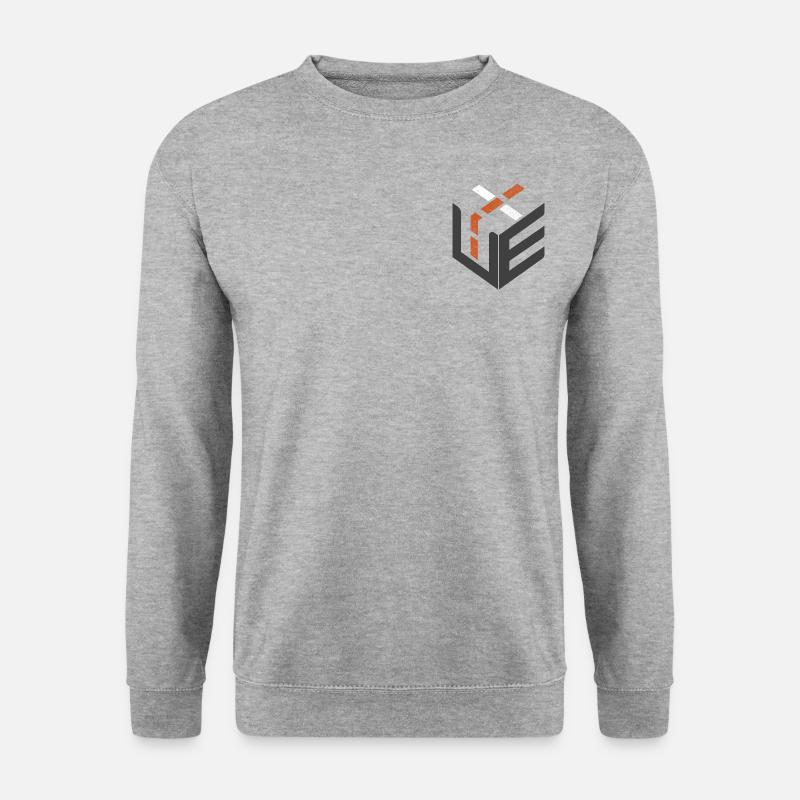 ABZEICHEN URBANEDGE - Unisex Pullover - Weißgrau meliert