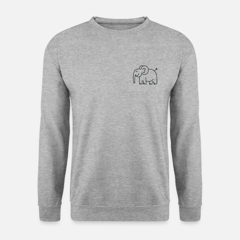 Anti-Zoo Four - Unisex Pullover - Weißgrau meliert