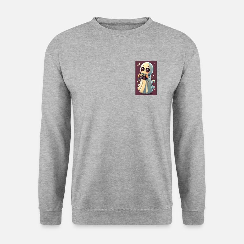 Fotogeist - Unisex Pullover - Weißgrau meliert