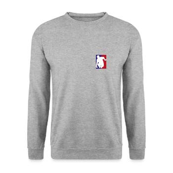 Logo pétanque - Sweat-shirt Unisexe - gris chiné - Devant - Alina (178cm) & Michal (187cm)