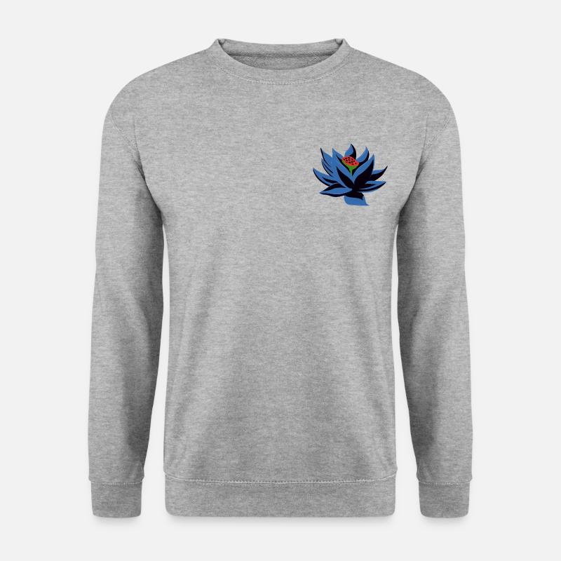 Magic: The Gathering The Black Lotus - Unisex Pullover - Weißgrau meliert