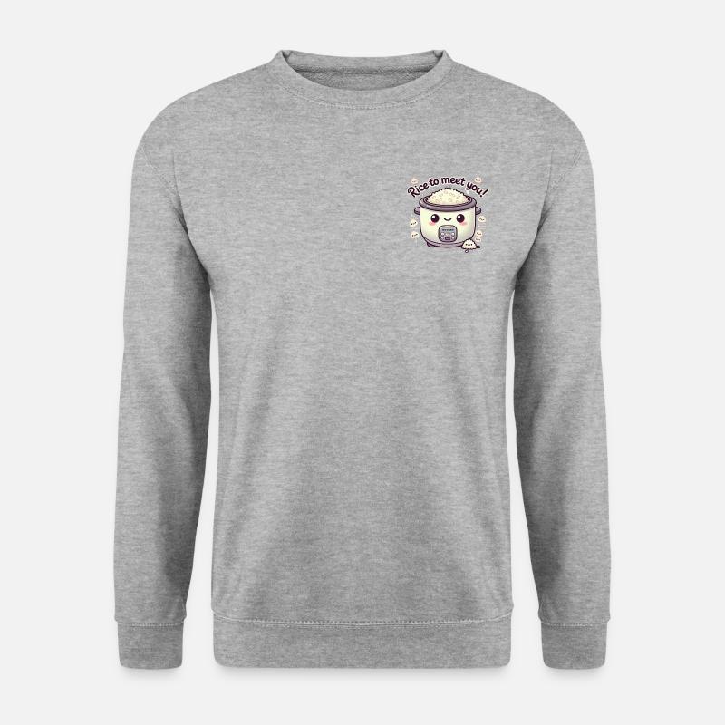 Reiskocher Cutie - Unisex Pullover - Weißgrau meliert