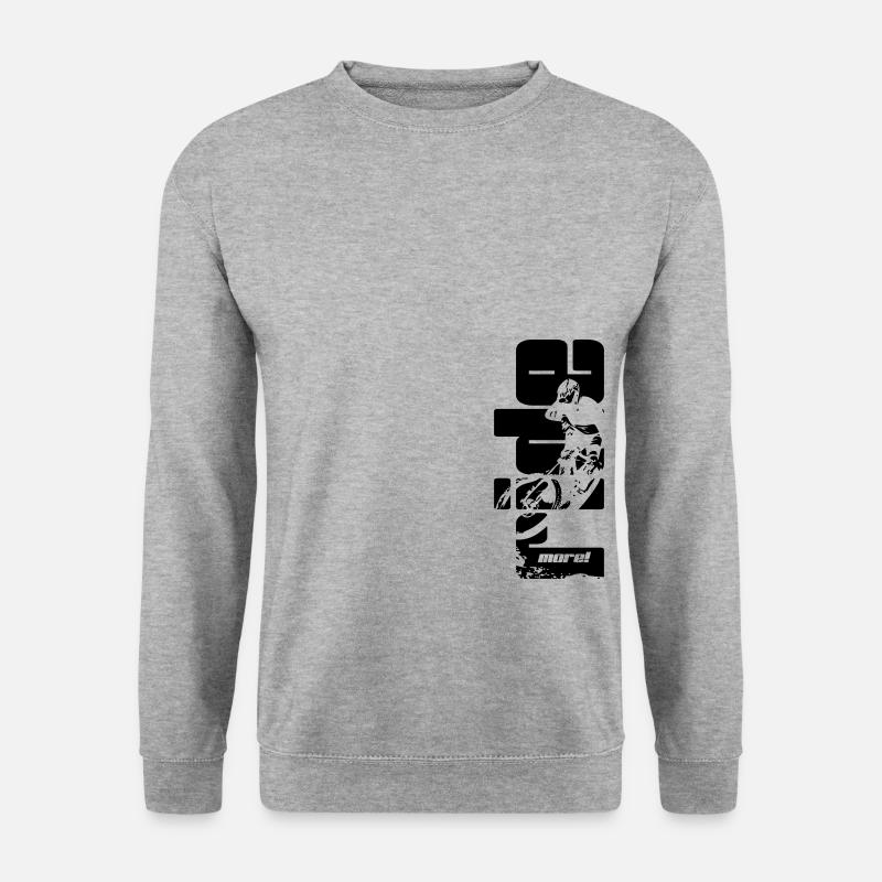 ride more - Unisex Sweatshirt - salt & pepper