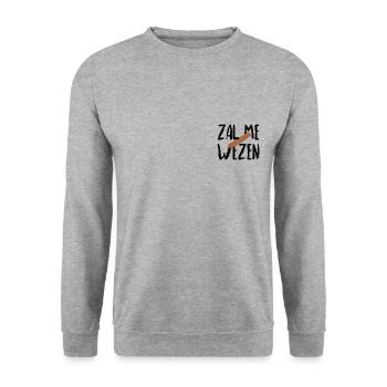 Ce sera ma saucisse - Sweat-shirt Unisexe - gris chiné - Devant - Alina (178cm) & Michal (187cm)