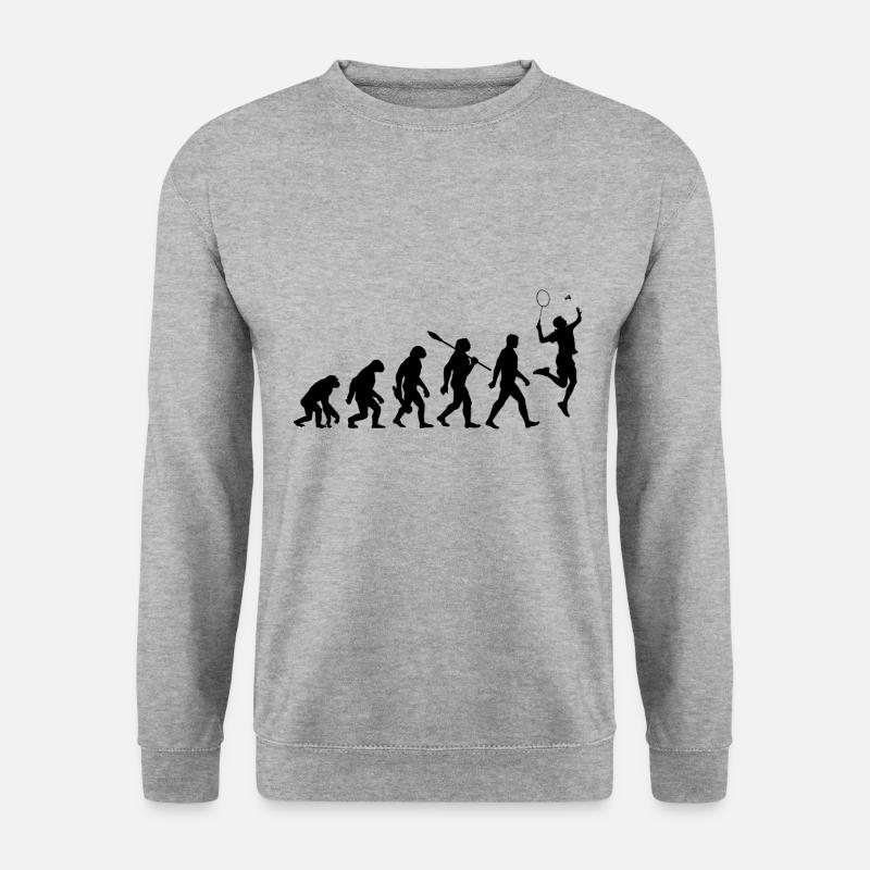 Evolution - Badminton - Sport - Unisex Sweatshirt - salt & pepper