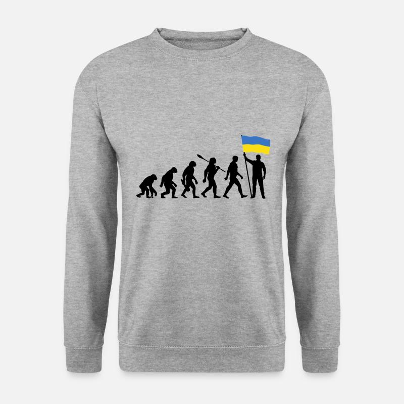 Ukraine - Evolution - Flag - Nation - Unisex Sweatshirt - salt & pepper