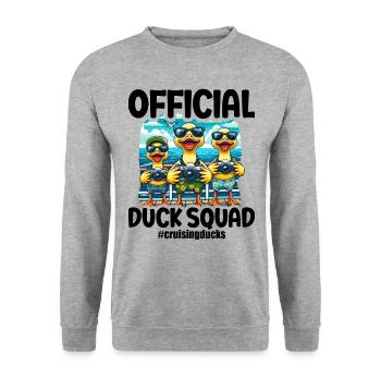 Humor Family Cruise Holidays - Unisex Sweatshirt - salt & pepper - Front - Alina (178cm) & Michal (187cm)