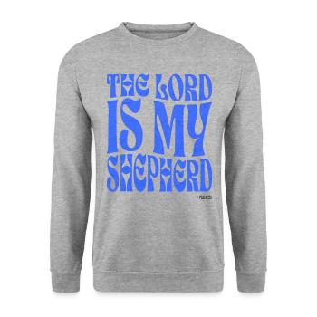Christianity Christian Bible Verse - Unisex Sweatshirt - salt & pepper - Front - Alina (178cm) & Michal (187cm)