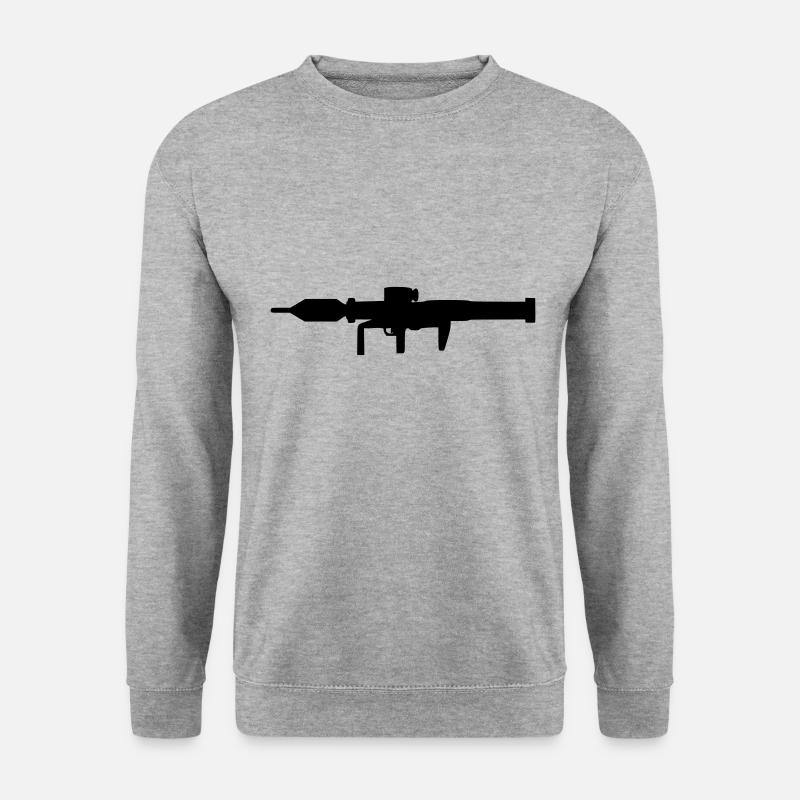 Panzerfaust 3 - Unisex Pullover - Weißgrau meliert