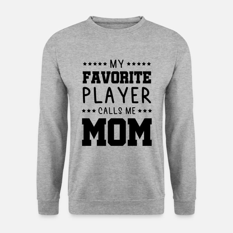 Feldhockey mama - Unisex Pullover - Weißgrau meliert