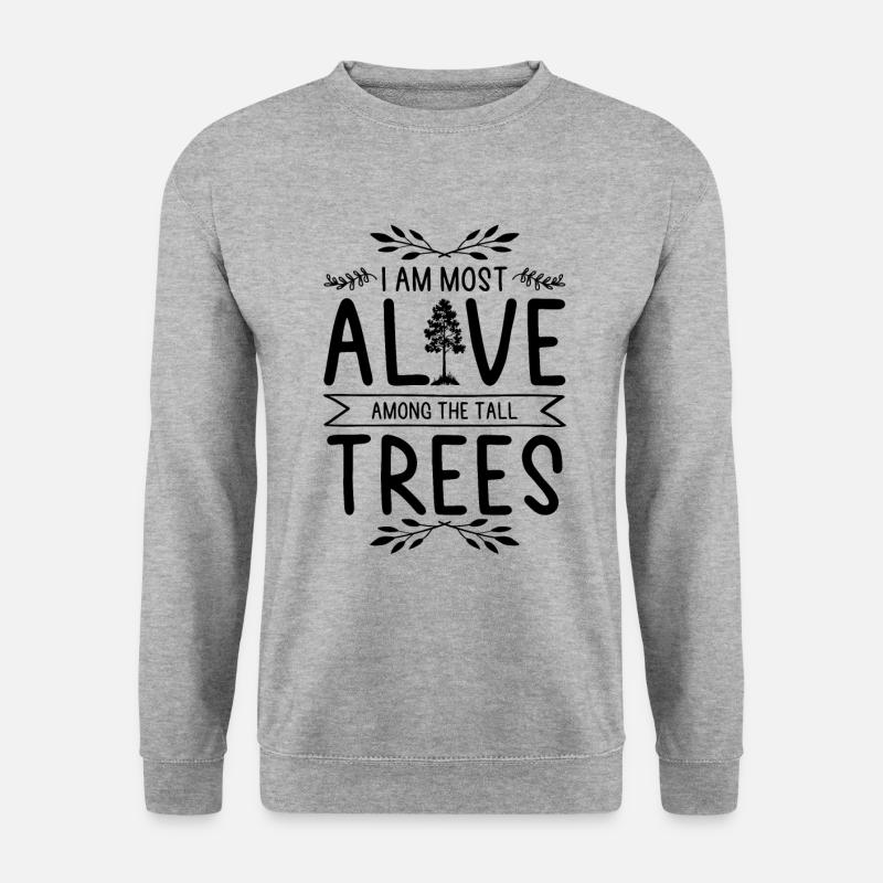 Nature Tree Trees - Unisex Sweatshirt - salt & pepper
