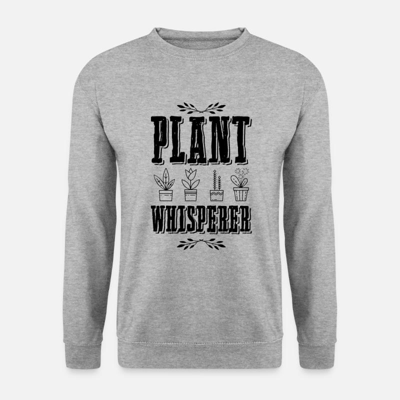 Gärtnerei garten spruch Gärtner - Unisex Pullover - Weißgrau meliert