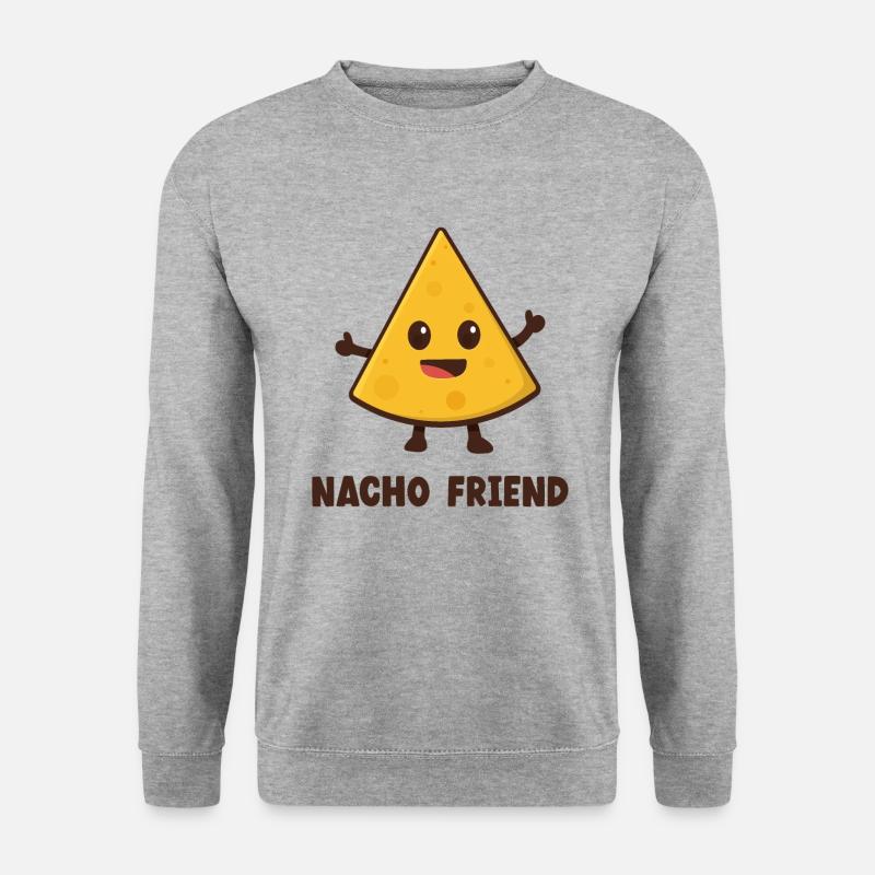 Nacho Freund - Unisex Pullover - Weißgrau meliert