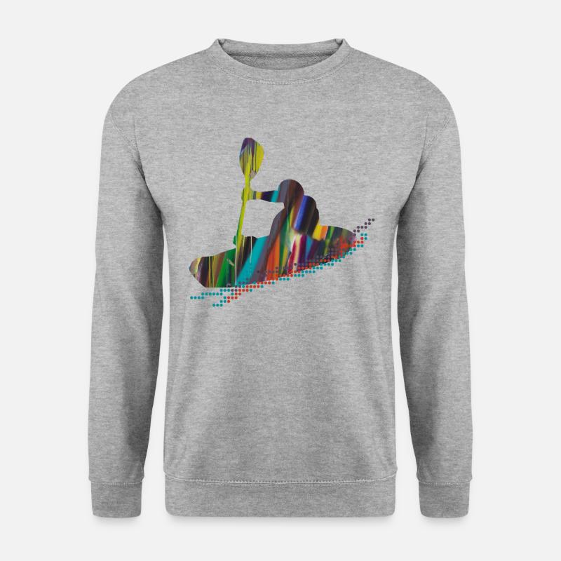 Rowing, rafting, kayaking, graffiti, boat - Unisex Sweatshirt - salt & pepper