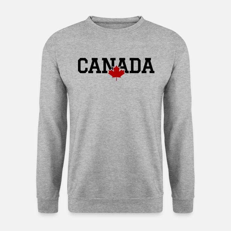 CANADA - Feuille d'érable - Sweat-shirt Unisexe - gris chiné