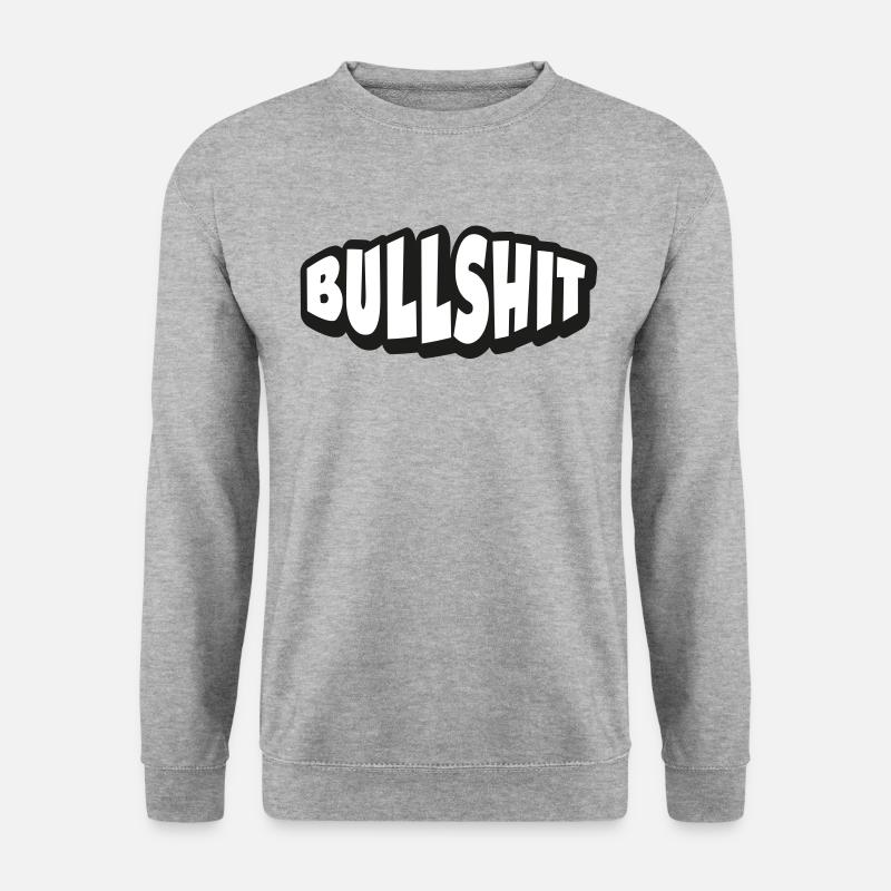 Blödsinn - Unisex Pullover - Weißgrau meliert