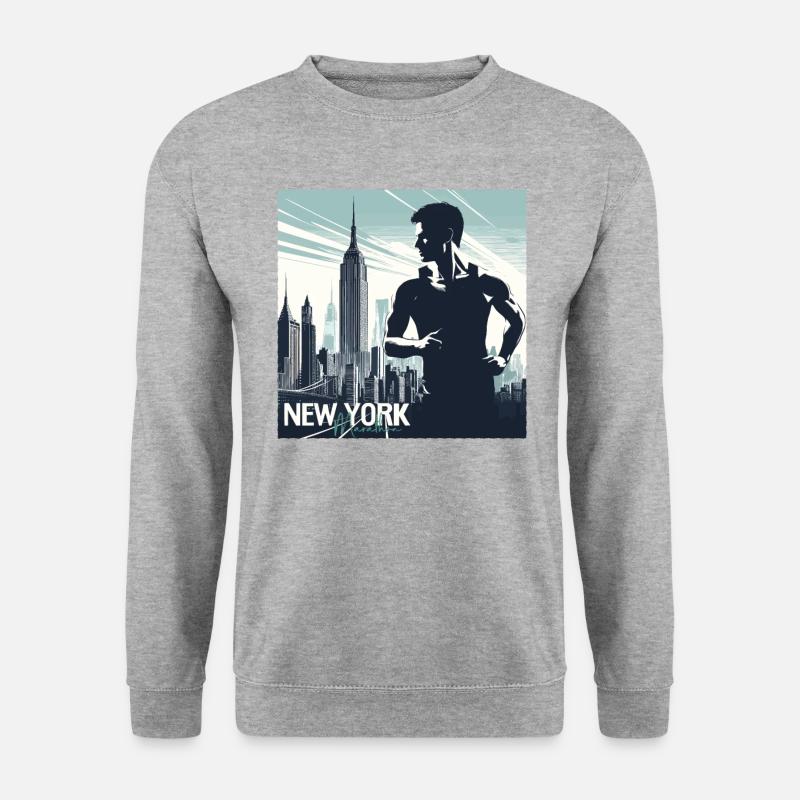 Maillot de course Runner - Sweat-shirt Unisexe - gris chiné