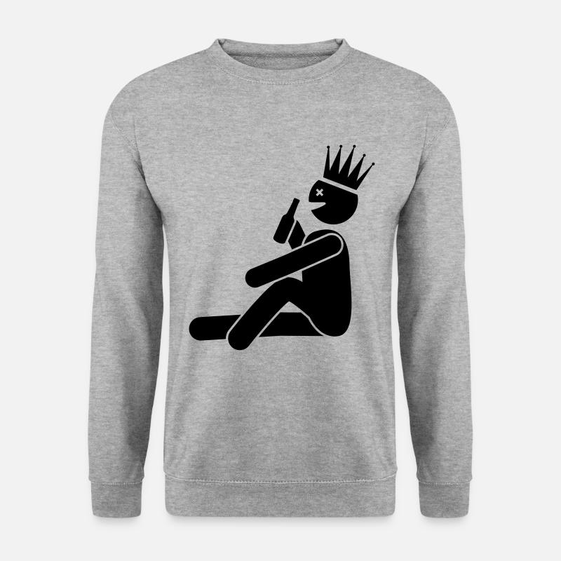 Drinking Drinking Man Symbol - Unisex Sweatshirt - salt & pepper