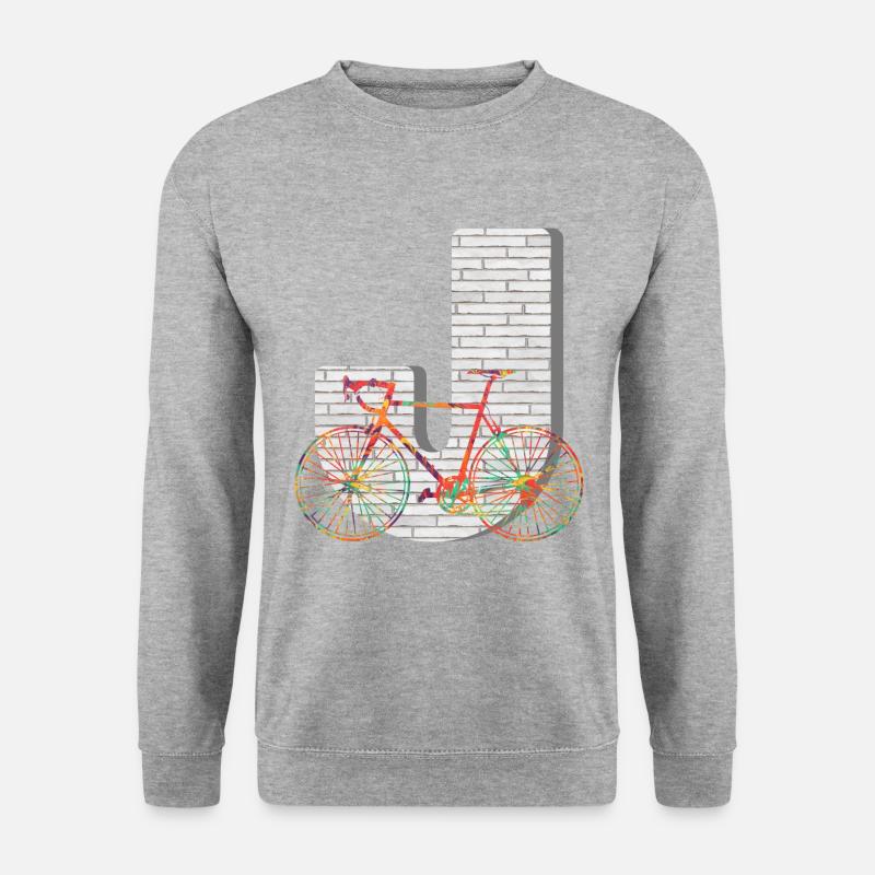 fahrrad e 249 j - Unisex Pullover - Weißgrau meliert