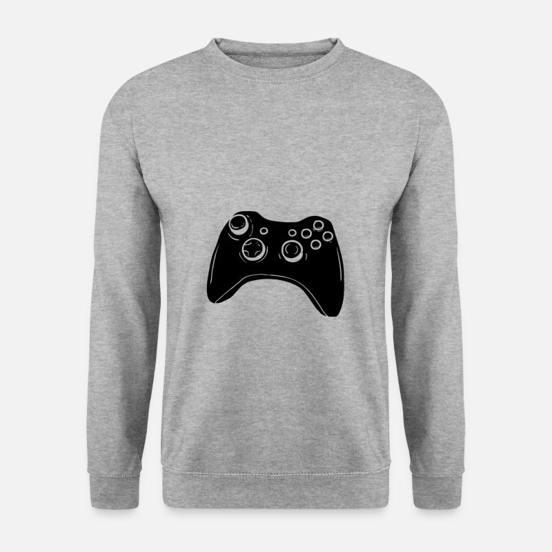 Controller Symbol Gamepad Gambler Games - Unisex Sweatshirt - salt & pepper