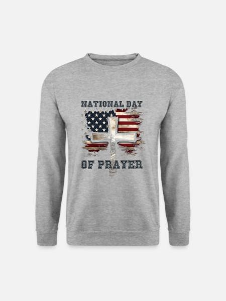 National Day Of Prayer - Unisex Sweatshirt - salt & pepper