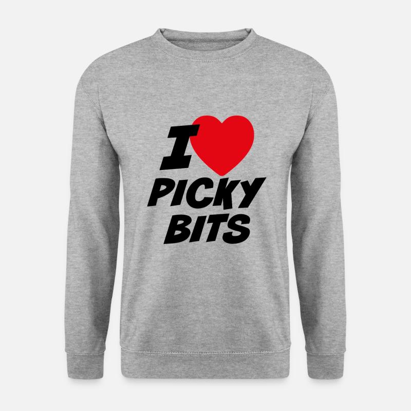 I Love Picky Bits - Unisex Sweatshirt - salt & pepper