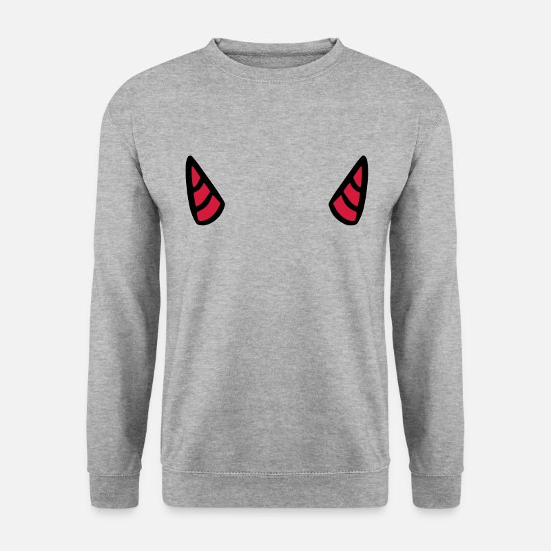 Devil's horn devil devil horn evil - Unisex Sweatshirt - salt & pepper
