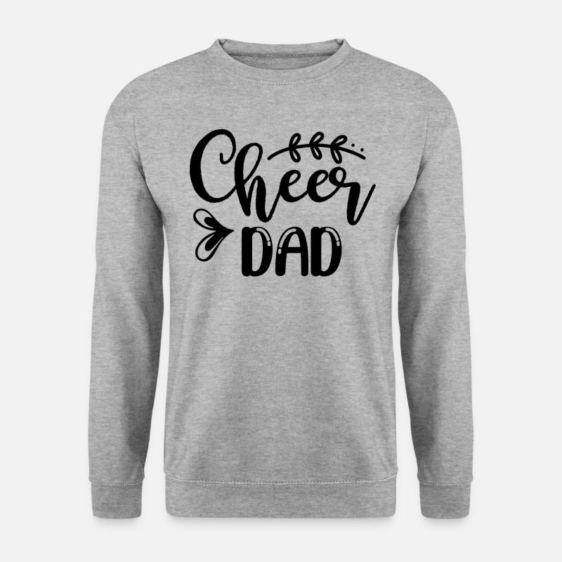 Cheer Dad - Unisex Pullover - Weißgrau meliert