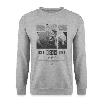 Discus Cichlidé Aquarium Fish Keeper - Sweat-shirt Unisexe - gris chiné - Devant - Alina (178cm) & Michal (187cm)