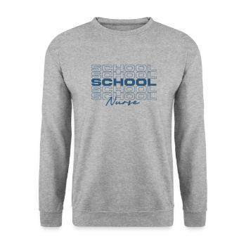 Infirmière d’école Infirmières médicales élégantes - Sweat-shirt Unisexe - gris chiné - Devant - Alina (178cm) & Michal (187cm)