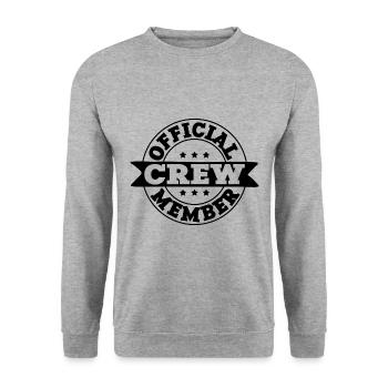 Membre de l’équipage - Sweat-shirt Unisexe - gris chiné - Devant - Alina (178cm) & Michal (187cm)