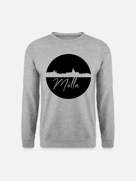 Mölln,Skyline,Circle,Black Circle - Unisex Sweatshirt - salt & pepper