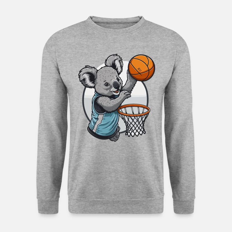 Hoops Koala - Unisex Sweatshirt - salt & pepper