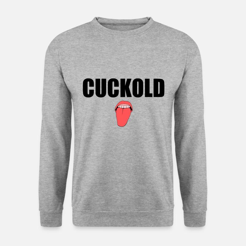 Cuckold - Unisex Pullover - Weißgrau meliert