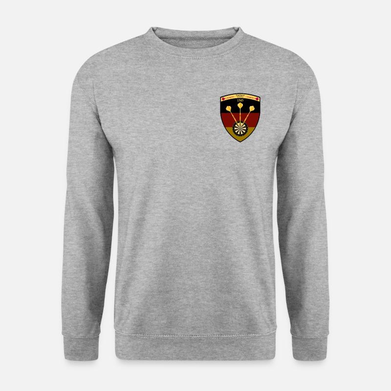 Dart Sport Germany 1545 - Unisex Pullover - Weißgrau meliert