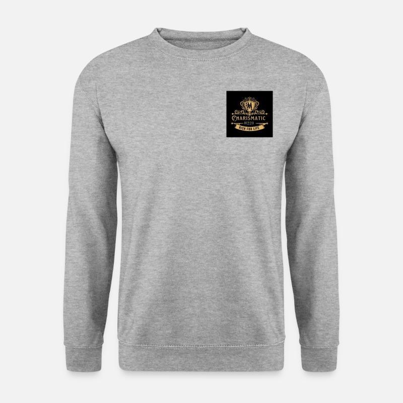 Charismatisch - Unisex Pullover - Weißgrau meliert