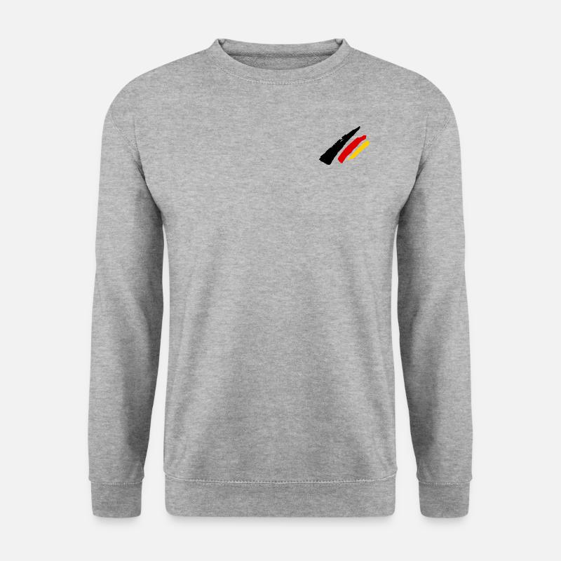 Germany Flag Stripe - Unisex Sweatshirt - salt & pepper