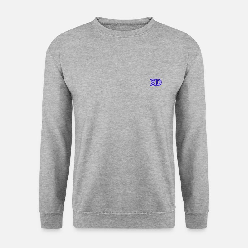 XD-Logo - Unisex Pullover - Weißgrau meliert