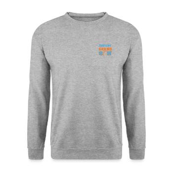 ThatsMyGrandson - Unisex Sweatshirt - salt & pepper - Front - Alina (178cm) & Michal (187cm)