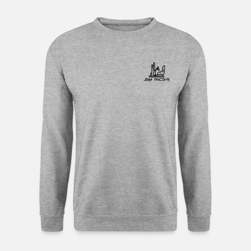 Sim Racer - Unisex Pullover - Weißgrau meliert