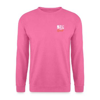 hit and never quit - Unisex Pullover - Pink - Vorne