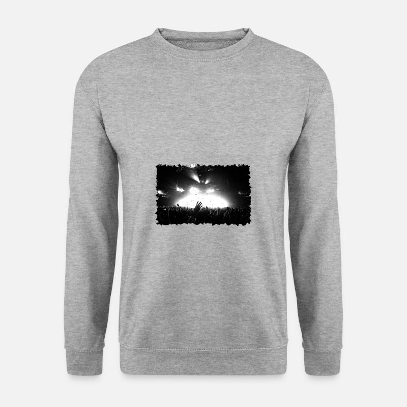 Concert - Unisex Pullover - Weißgrau meliert