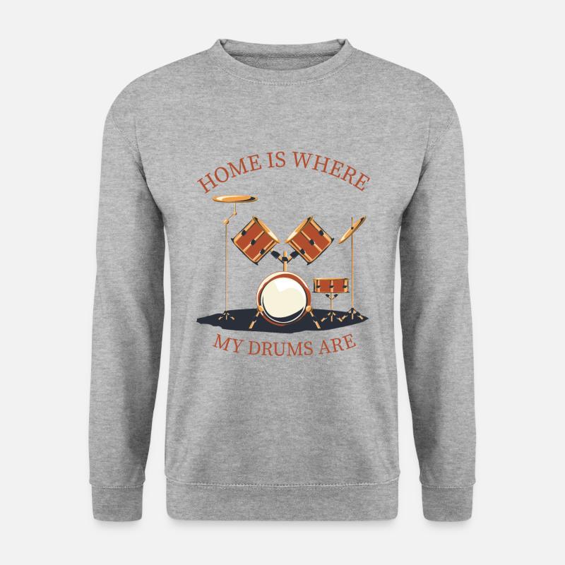 Drummer Drum Drum Drums - Unisex Sweatshirt - salt & pepper
