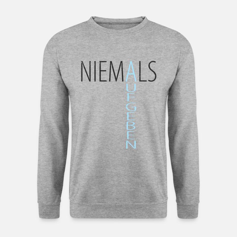 Motivation - Unisex Pullover - Weißgrau meliert