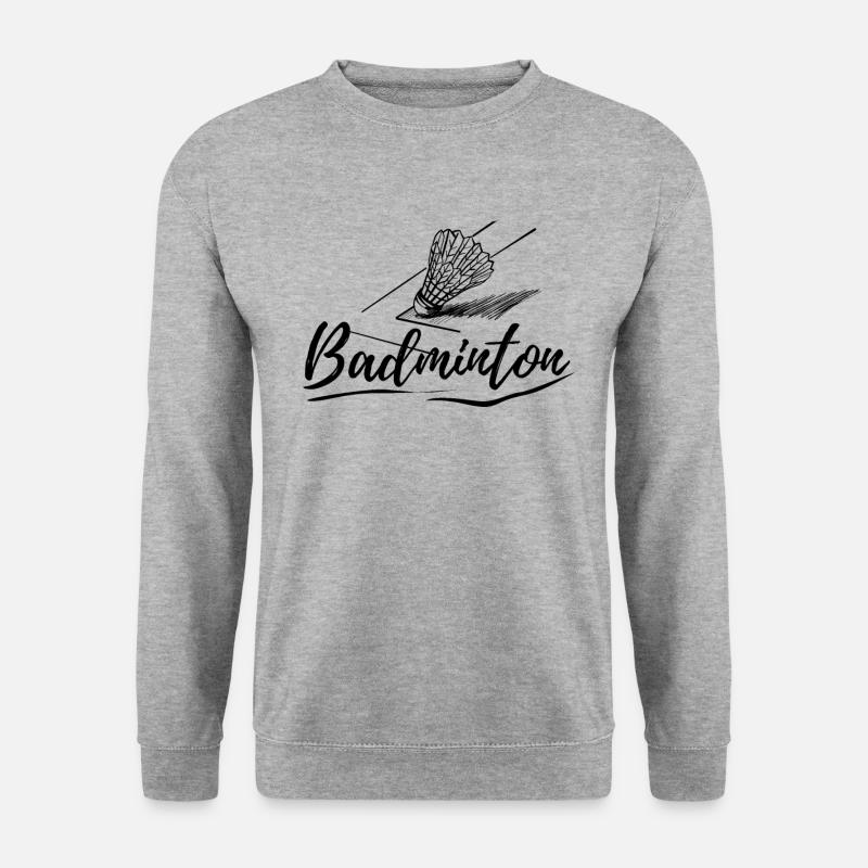 Badminto - Unisex Pullover - Weißgrau meliert