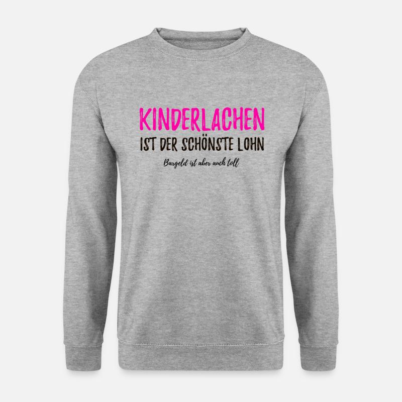 Erzieherin - Unisex Pullover - Weißgrau meliert